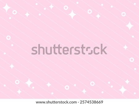 Abstract pink background vector illustration. Abstract pink background. Decoration banner themed Lol surprise doll girlish style. Invitation card template