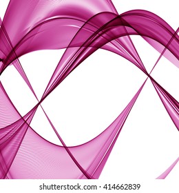 Abstract pink background with wave