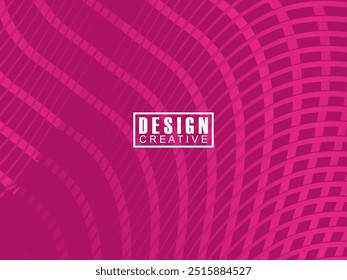 Abstract pink background with wavy lines. Modern vector illustration. premium pink gradient lines background design.