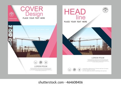 Abstract pink balck vector modern flyers brochure / annual report /design templates / Leaflet cover presentation abstract flat brochure background, layout in A4 size business mackup, education