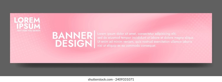 Abstract pink banner color with a unique wavy design. It is ideal for creating eye catching headers, promotional banners, and graphic elements with a modern and dynamic look.