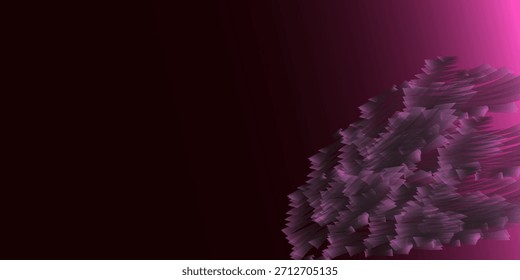 Abstractas rosa con efecto de fallo digital 3D negro. Textura técnica de la pantalla. Fondo de dispersión.