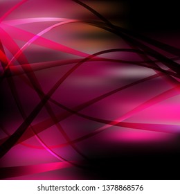 Abstract Pink and Black Graphic Background