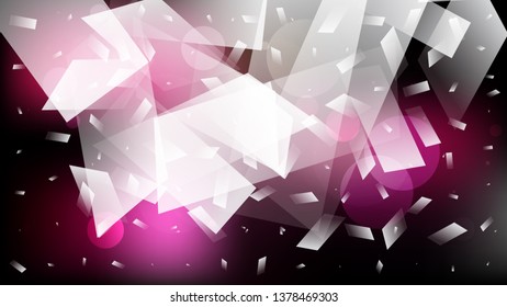 Abstract Pink Black and White Graphic Background