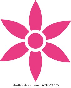 Abstract pink blossom