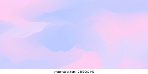 Abstract pink blue background with bright spots. Banner in heavenly light colors.