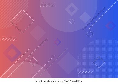 Abstract pink and blue background with geometric shapes. EPS 10