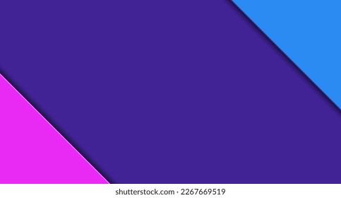 Abstract pink and blue background in paper cut style. Backdrop for postcards and banners, for business and posters, billboards, websites and covers, vector illustration for graphic design