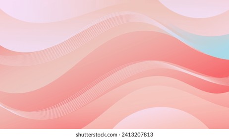 Abstract Pink Blue Background with Wavy Shapes. flowing and curvy shapes. This asset is suitable for website backgrounds, flyers, posters, and digital art projects.
