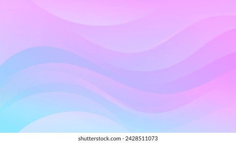 Abstract pink blue Background with Wavy Shapes. flowing and curvy shapes. This asset is suitable for website backgrounds, flyers, posters, and digital art projects.