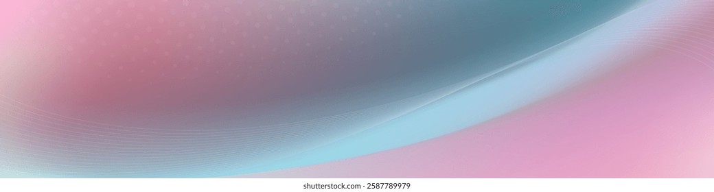 Abstract pink and blue flowing background