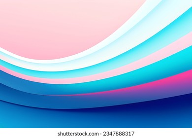 Abstract pink and blue geometric background. Dynamic shapes composition. Vector illustration.
