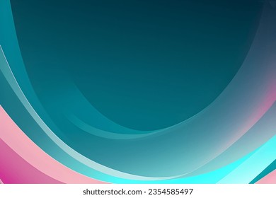Abstrakter rosafarbener und blauer geometrischer Hintergrund. Dynamische Formen-Zusammensetzung. Vektorgrafik.