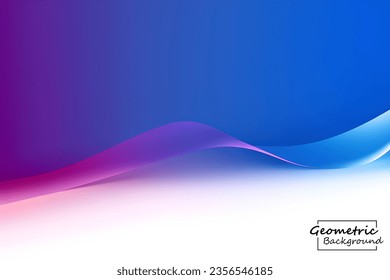 Abstract pink and blue geometric background. Dynamic shapes composition. Vector illustration.