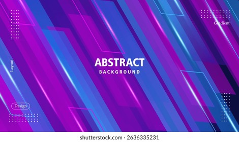 Abstract pink blue geometric background. with shapes and lines