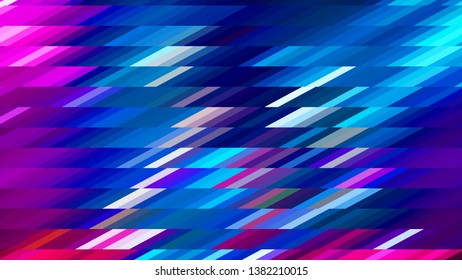 Abstract Pink and Blue Geometric Shapes Background