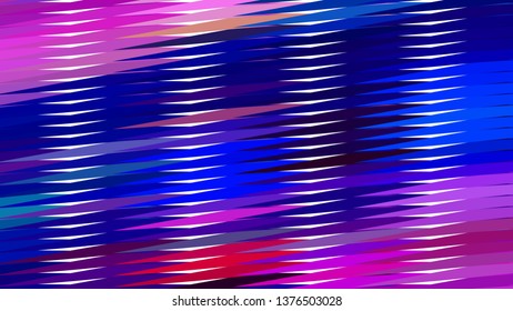 Abstract Pink and Blue Horizontal Lines and Stripes Background Design