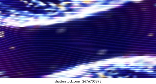 Fondo cósmico creativo azul rosado Abstractas del rastro de la luz. EPS 10