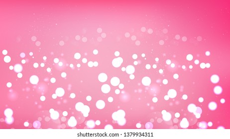 Abstract Pink Blurred Lights Background Illustrator
