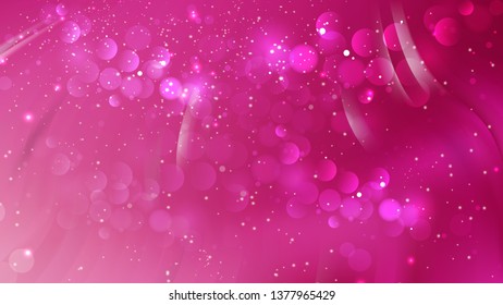 Abstract Pink Blurry Lights Background
