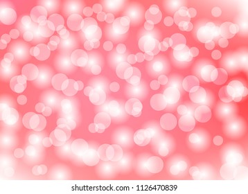 abstract pink bokeh background design