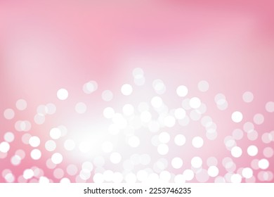 Resumen del fondo de la luz rosa del bokeh para la boda y la celebración