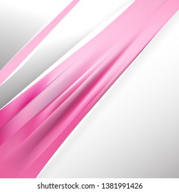 Abstract Pink Brochure Design Illustration