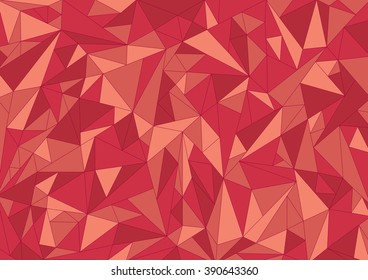 Abstract pink brown geometric pattern of triangles 