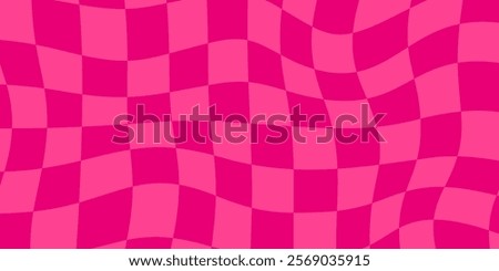 Abstract pink checkered background. Design for banner, greeting card, poster, cover, web, social media.