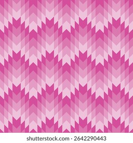 Abstract pink chevron geometric pattern background