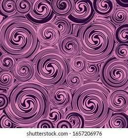 Abstract pink circles background. Vector illustration