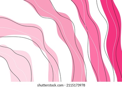 Abstract pink color background. Liquid style. Minimalist artwork poster. design for web banner, wallpaper, fabric print 