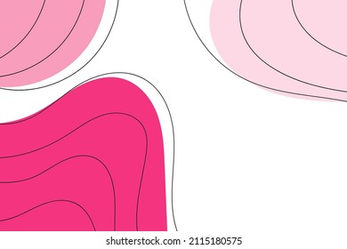 Abstract pink color background. Liquid style. Minimalist artwork poster. design for web banner, wallpaper, fabric print 