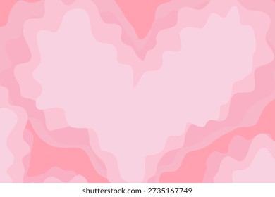 Abstract pink color background for Valentines day. Vector illustration