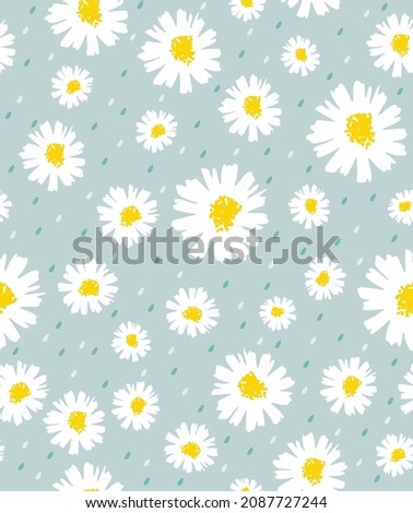abstract pink color dots background elegance daisy pattern seamless 