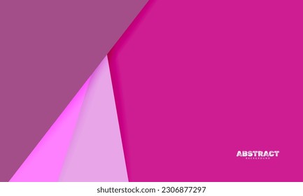 Abstract pink color overlap layer background vector
