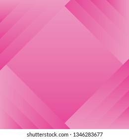 Abstract Pink color pattern of geometric shapes, Geometric square background, vector