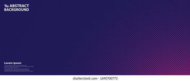 Abstract pink color tech halftone design of futuristic pattern artwork background.  illustration vector eps10