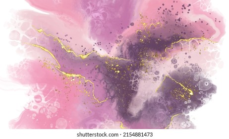 abstract pink coral color background painting design. vector illustration