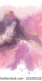 abstract pink coral color background painting design. vector illustration