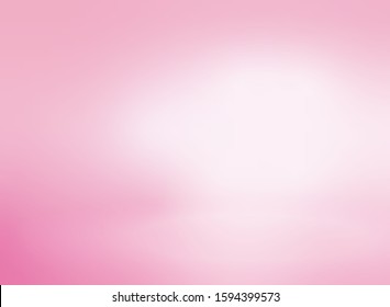 Abstract pink coral gradient background empty space studio room for display product ad website.