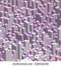 Abstract pink cubes background for design. Vector EPS10