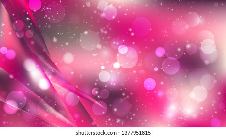 Abstract Pink Defocused Lights Background