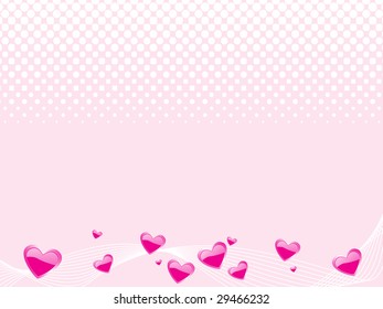  abstract pink dots background with macro and net illustration