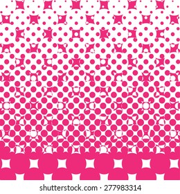 Abstract Pink Dots Vector Illustration










