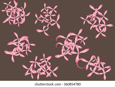 Abstract pink flower background 
