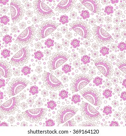 Abstract pink flower background.
