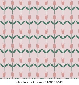 Fondo abstracto de flores rosadas - imagen vectorial
