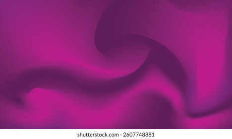 Abstract pink fluid background showcases smooth, flowing waves with a rich blend of deep magenta and soft violet hues.