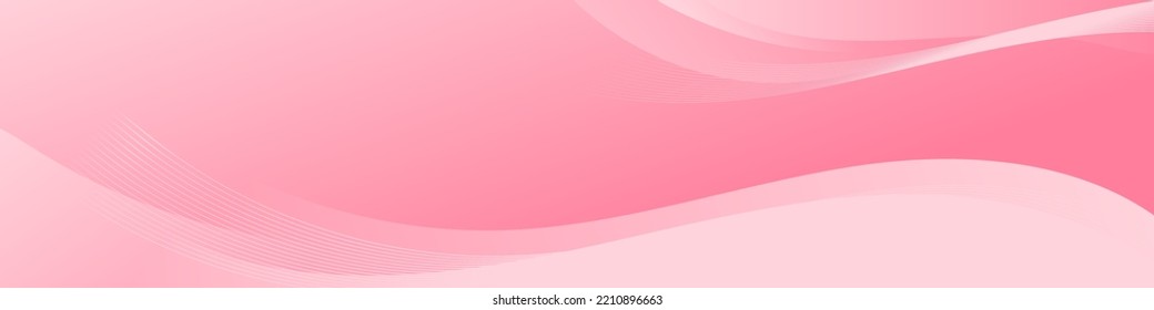 Abstract Pink Fluid Banner Template. Modern background design. gradient color. Dynamic Waves. Liquid shapes composition. Fit for banners